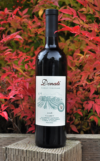 Donati Family Vineyard 2006 DFV Claret 750ml Wine Bottle