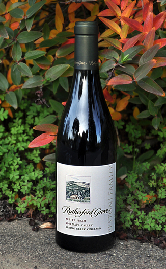 Rutherford Grove 2006 Spring Creek Vineyard Petite Sirah 750ml Wine Bottle