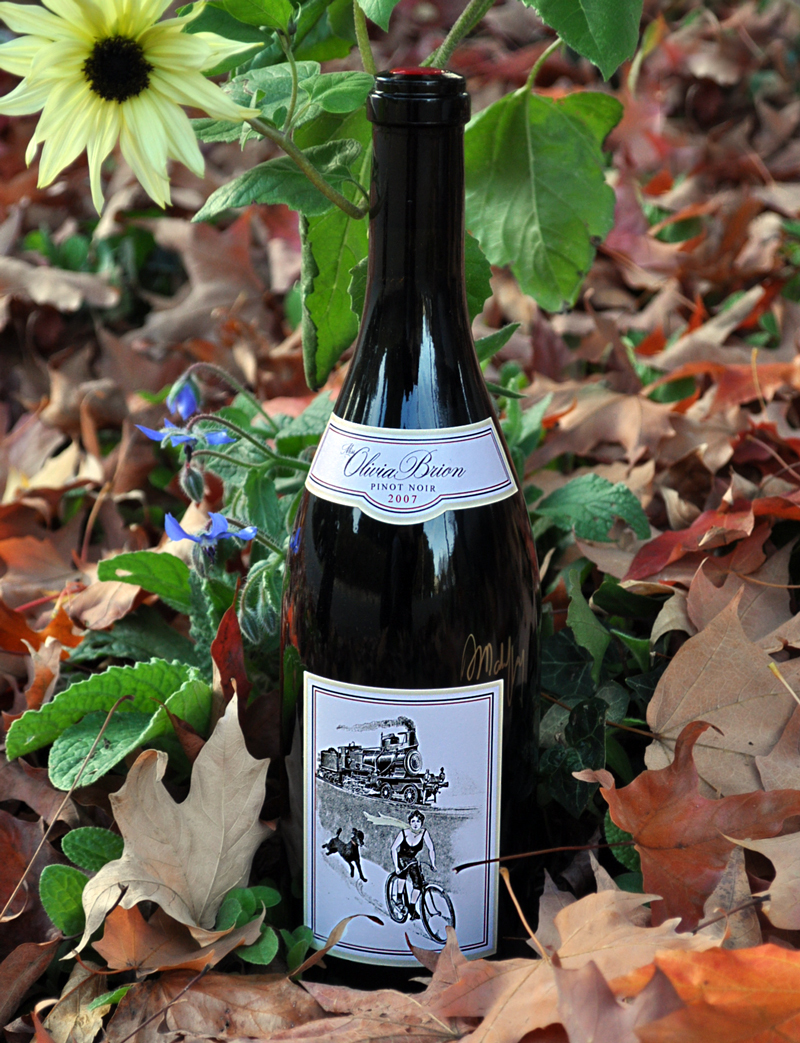 Olivia Brion 2007 Heron Lake Vineyard Pinot Noir 750ml Wine Bottle