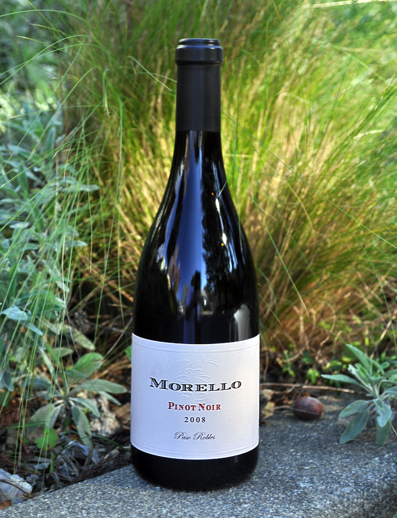 Morello Wines 2008 Paso Robles Pinot Noir 750ml Wine Bottle
