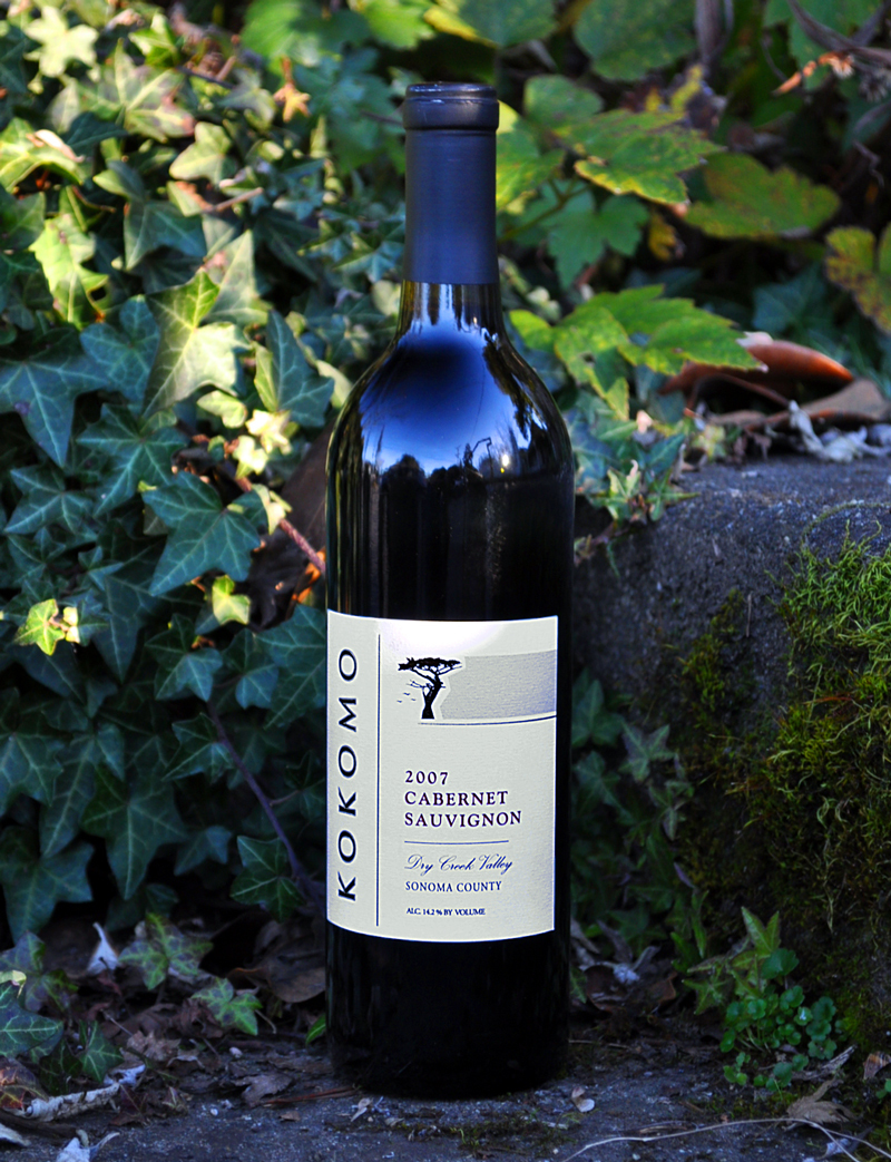 Kokomo Winery 2007 Dry Creek Valley Cabernet Sauvignon 750ml Wine Bottle