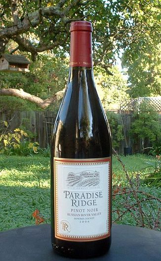 Paradise Ridge 2006 Pinot Noir, Russian River Valley 750ml Wine Bottle