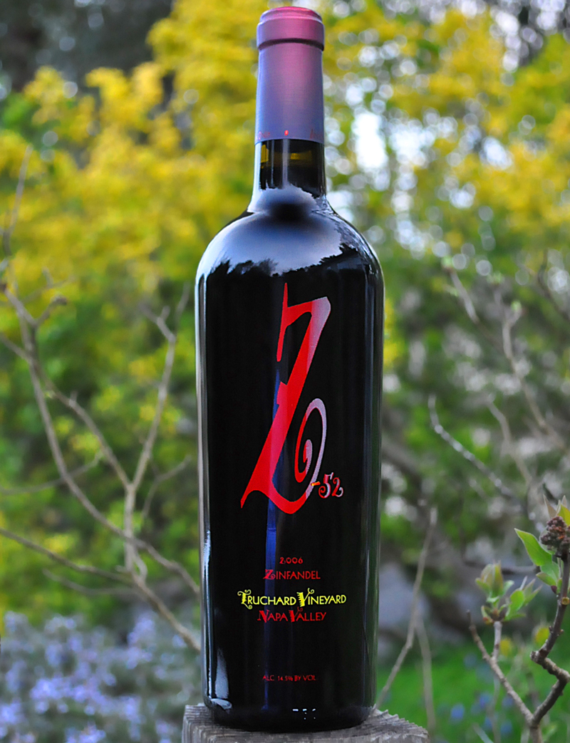 Z-52 Cellars 2006 Truchard Vineyard Old Vines Zinfandel 750ml Wine Bottle