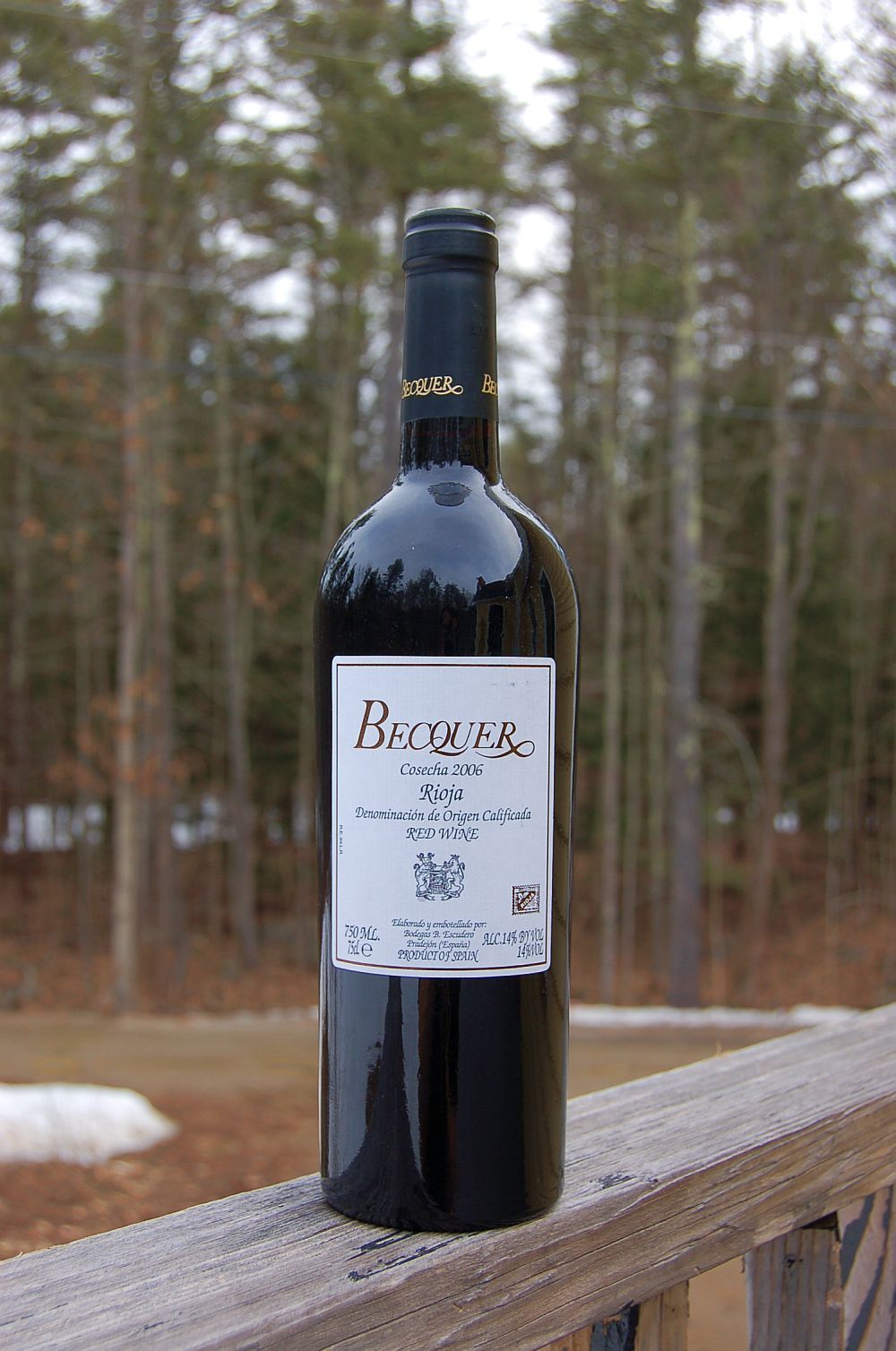 Escudero Becquer 2006 Cosecha Rioja DO 750ml Wine Bottle