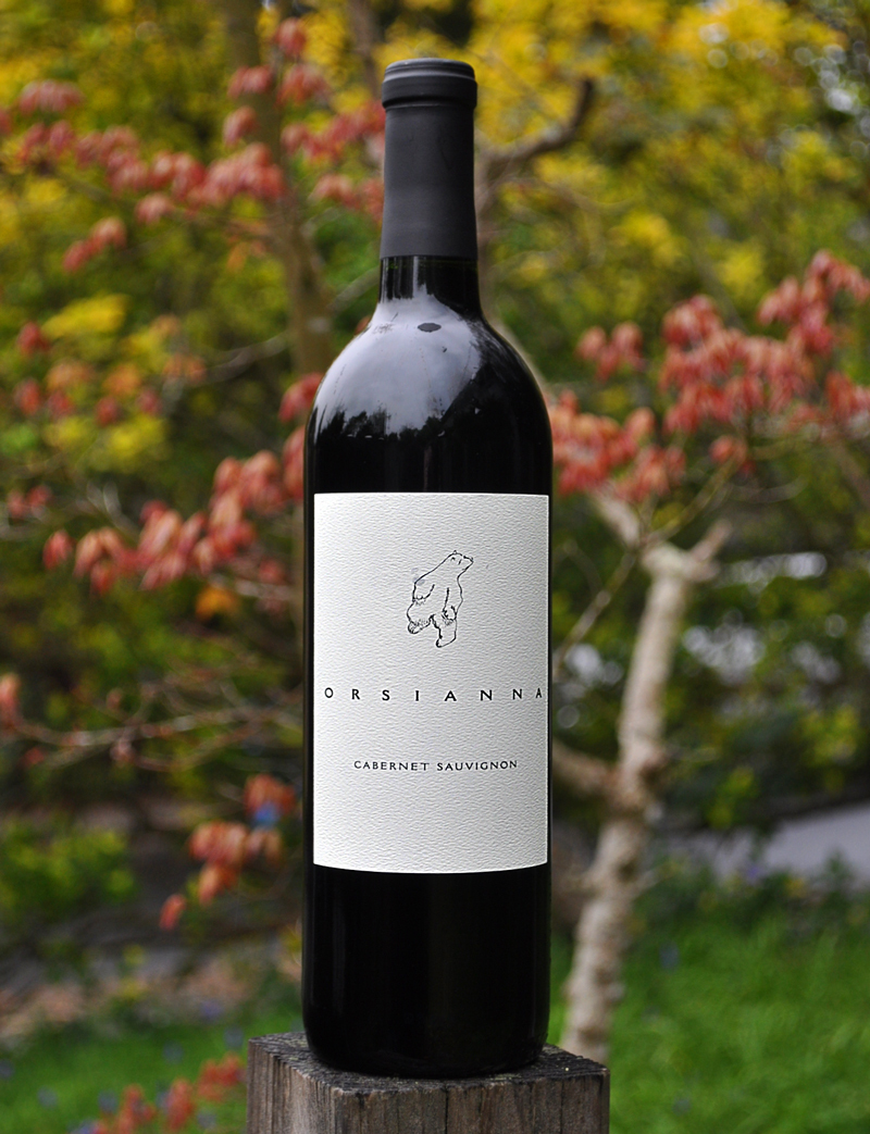 Orsianna Wines 2007 Mendocino County Cabernet Sauvignon 750ml Wine Bottle