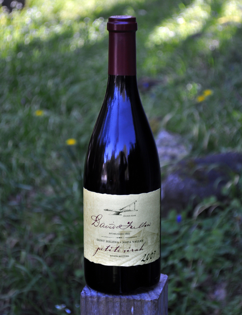David Fulton Winery & Vineyards 2007 Old Vines Petite Sirah 750ml Wine Bottle