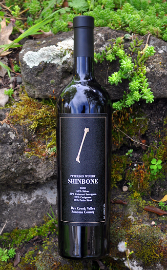 Peterson 2008 Shinbone Shiraz/Cab Blend 750ml Wine Bottle
