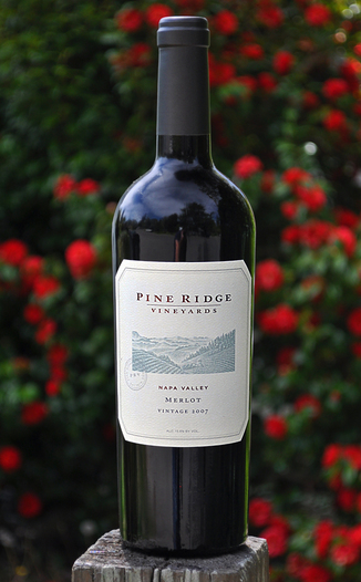 Pine Ridge 2007 Napa Valley Merlot 750ml Wine Bottle