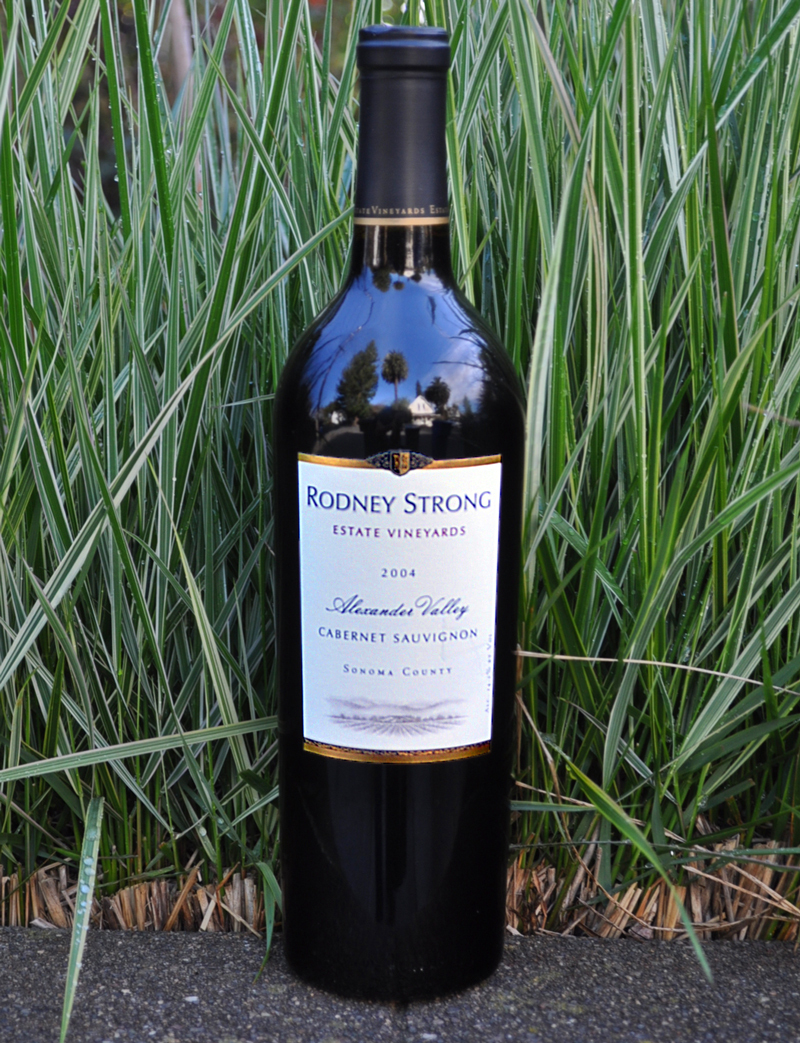Rodney Strong Vineyards 2004 Alexander Valley Cabernet Sauvignon 750ml Wine Bottle