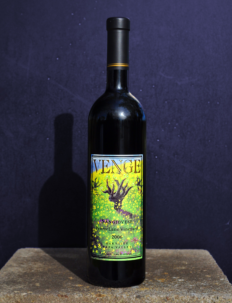 Venge Vineyards 2006 Penny Lane Vineyard Sangiovese 750ml Wine Bottle