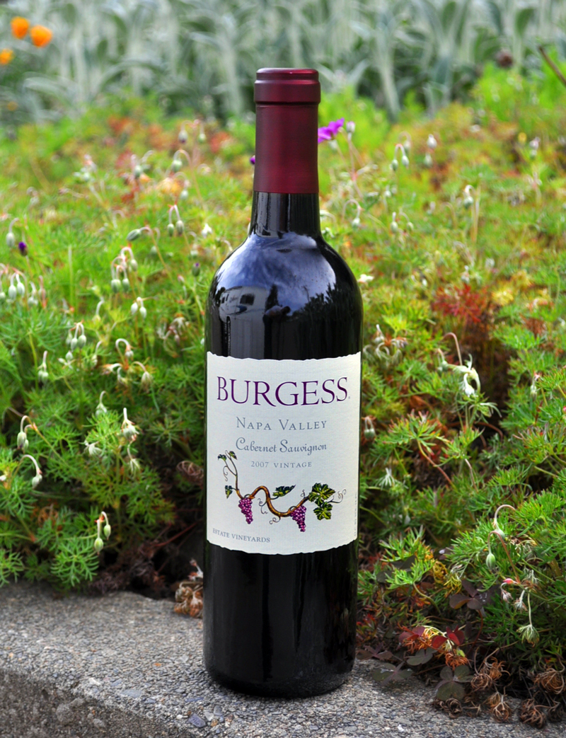 Burgess Cellars 2007 Estate Vineyards Cabernet Sauvignon 750ml Wine Bottle