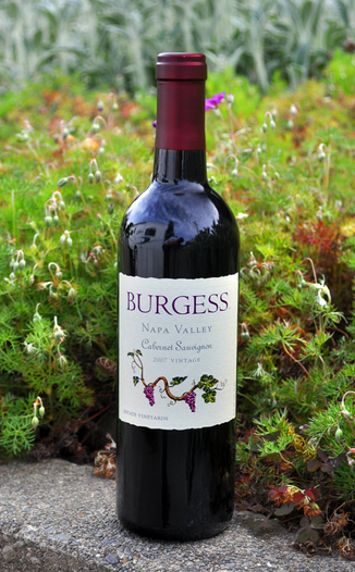 Burgess Cellars 2007 Estate Vineyards Cabernet Sauvignon 750ml Wine Bottle