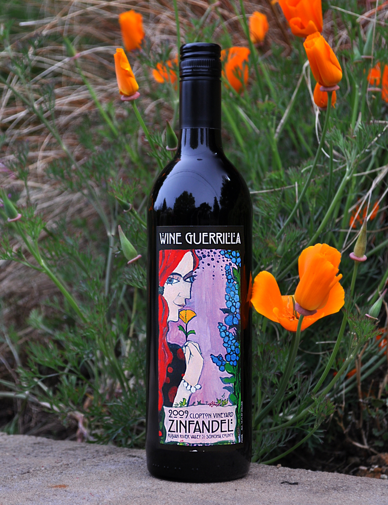 Wine Guerrilla 2009 Old Vine Zinfandel 750ml Wine Bottle