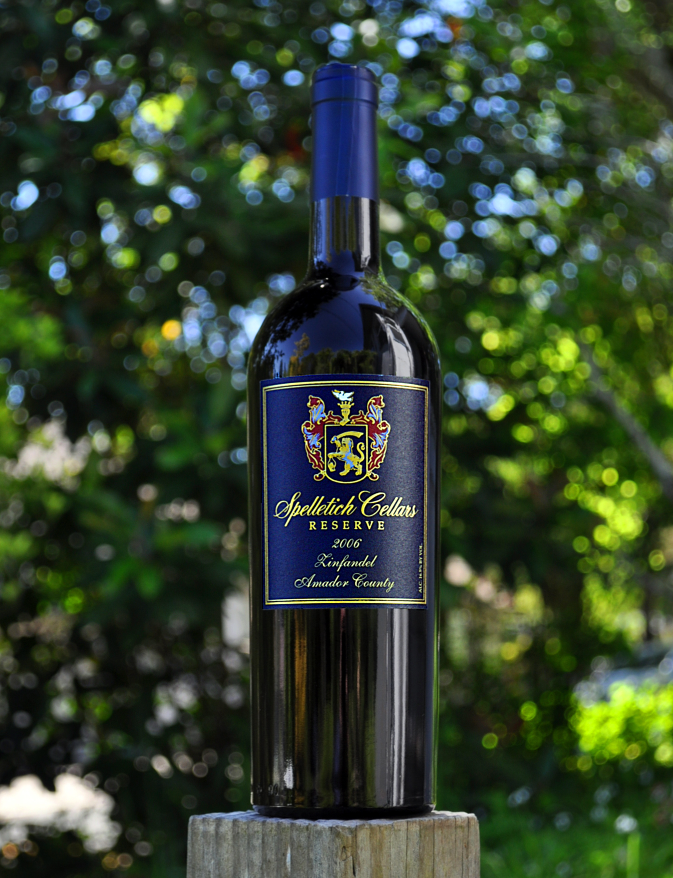 Spelletich Cellars 2006 Amador County Reserve Zinfandel 750ml Wine Bottle