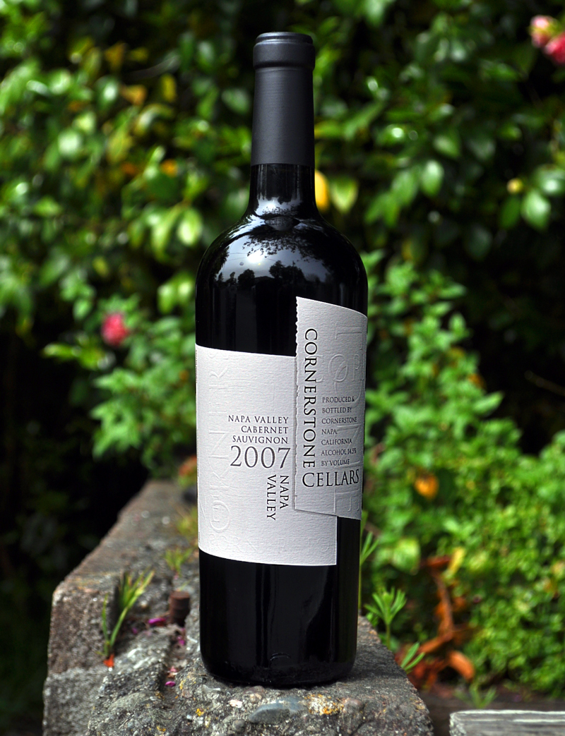 Cornerstone Cellars 2007 Napa Valley Cabernet Sauvignon 750ml Wine Bottle