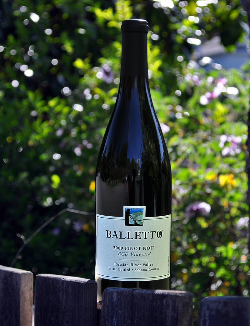 Balletto Vineyards 2009 BCD Vineyard Pinot Noir 750ml Wine Bottle