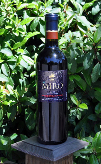 Miro Cellars 2008 Mountain Grown Cabernet Sauvignon 750ml Wine Bottle