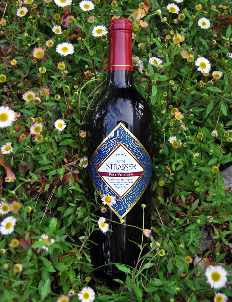 von Strasser Winery 2006 Post Cabernet Sauvignon 750ml Wine Bottle
