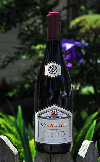 Arcadian Winery 2005 Fiddlestix Vineyard Pinot Noir 750ml Wine Bottle