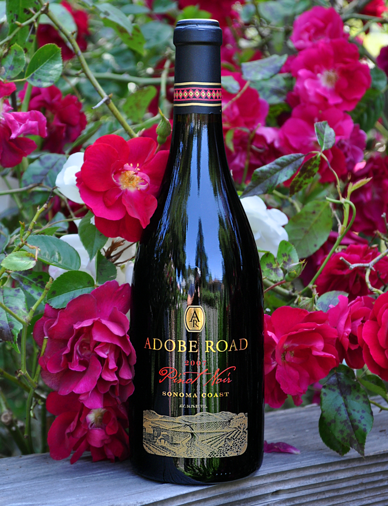 Adobe Road 2007 Sonoma Coast Pinot Noir 750ml Wine Bottle