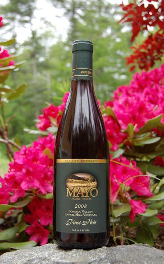 Mayo Family Winery 2008 Sonoma Valley Pinot Noir 750ml Wine Bottle