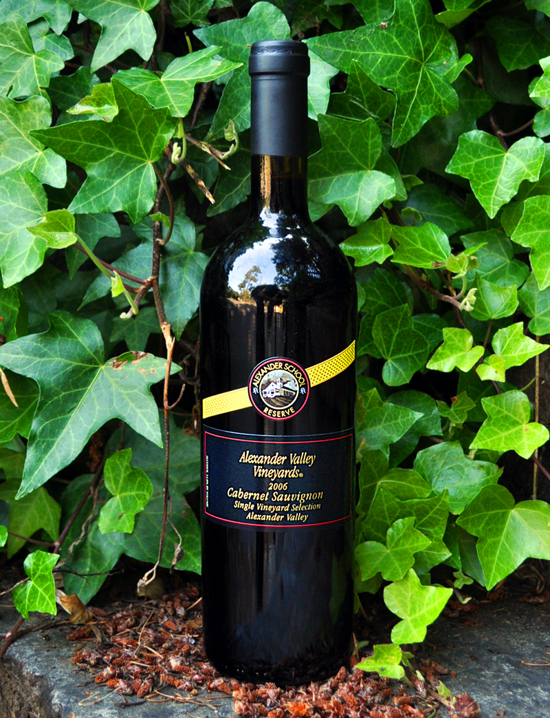 Alexander Valley Vineyards 2006 Alexander School Reserve Cabernet Sauvignon 750ml Wine Bottle