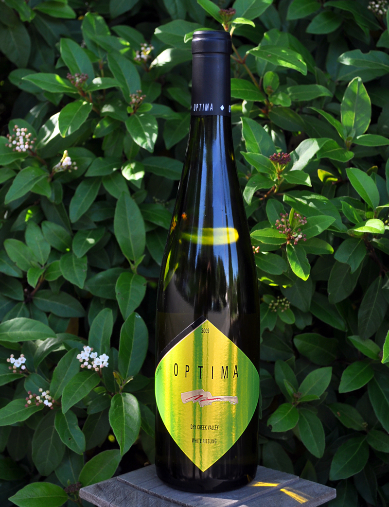 Optima Winery 2009 Dry Creek Valley Riesling 750ml Wine Bottle