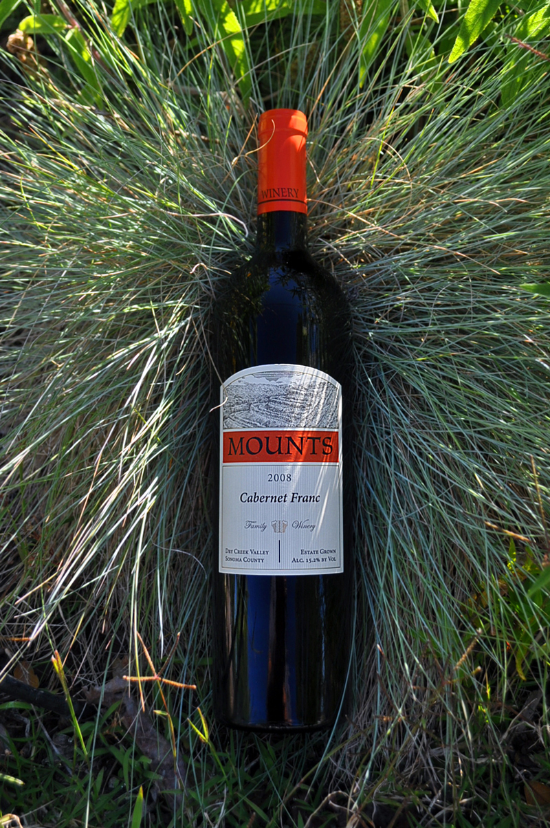 Mounts Family Winery 2008 Dry Creek Valley Cabernet Franc 750ml Wine Bottle