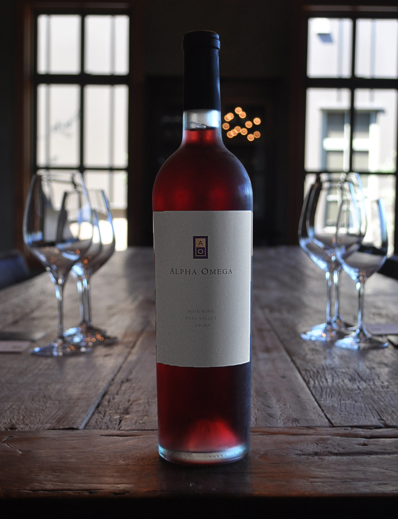 Alpha Omega 2010 Napa Valley Rose Wine 750ml Wine Bottle