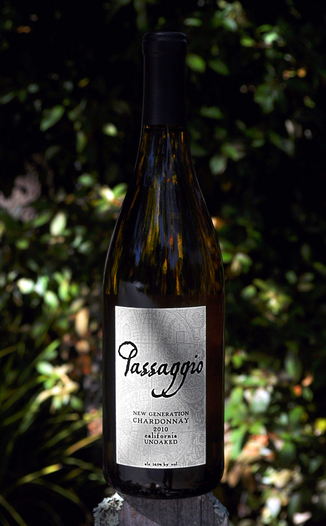 Passaggio Wines 2010 New Generation Unoaked Chardonnay 750ml Wine Bottle