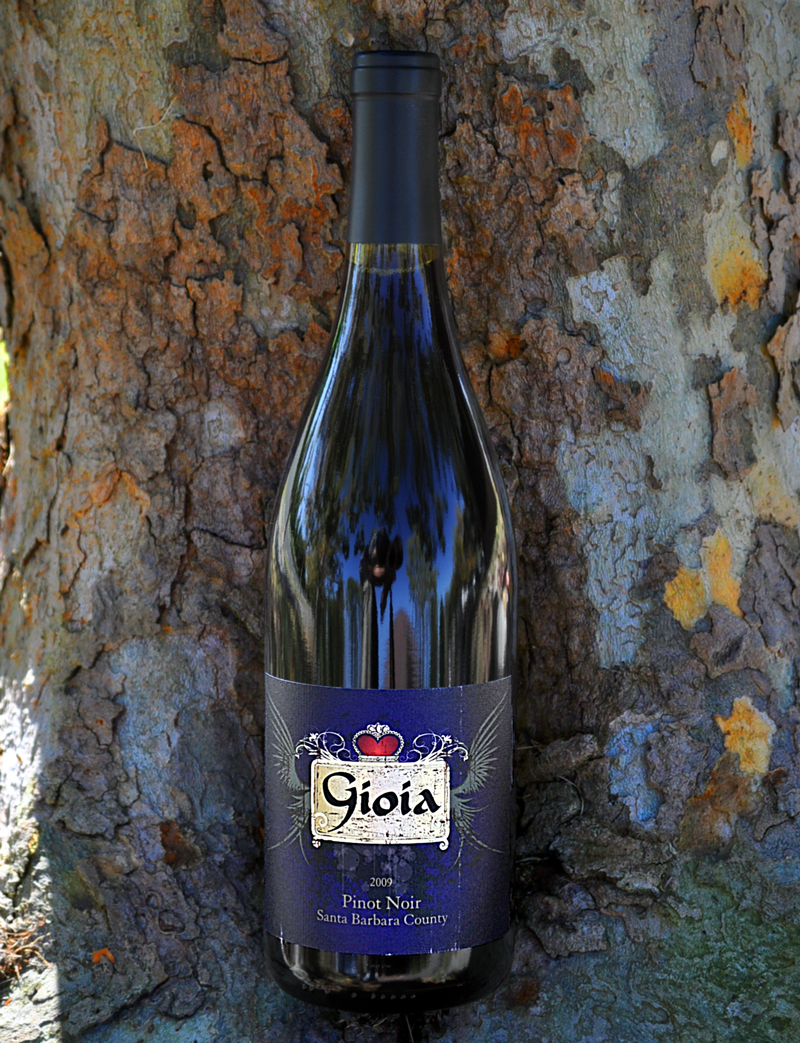 Gioia Wines 2009 Santa Barbara County Pinot Noir 750ml Wine Bottle
