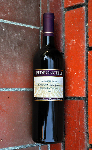 Pedroncelli Winery & Vineyards 2008 Morris Fay Cabernet Sauvignon 750ml Wine Bottle
