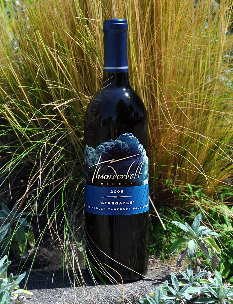 Twilight Cellars 2006 Thunderbolt Winery Stargazer Cabernet Sauvignon 750ml Wine Bottle