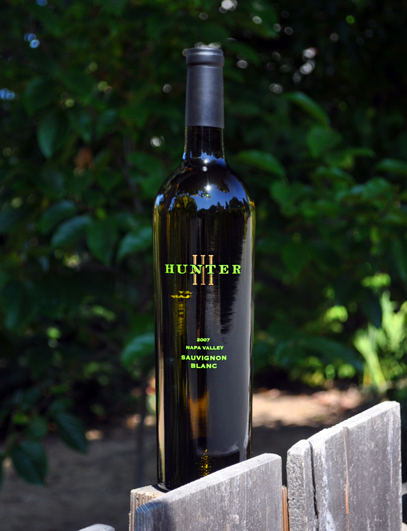 Hunter III Wines 2007 Napa Valley Sauvignon Blanc 750ml Wine Bottle