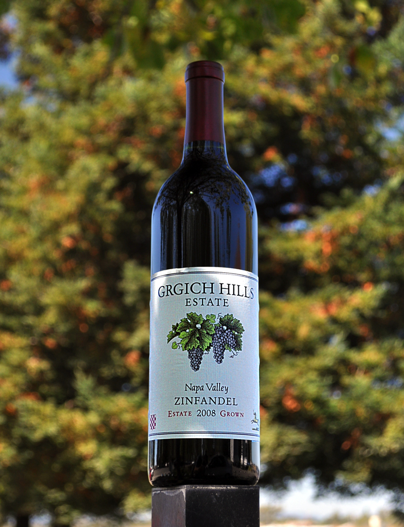 Grgich Hills Estate 2008 Napa Valley Zinfandel 750ml Wine Bottle