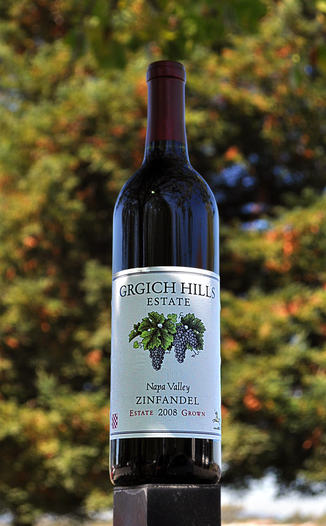 Grgich Hills Estate 2008 Napa Valley Zinfandel 750ml Wine Bottle
