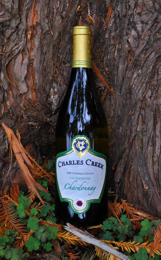 Charles Creek Vineyards 2008 Las Patolitas Sonoma County Chardonnay 750ml Wine Bottle