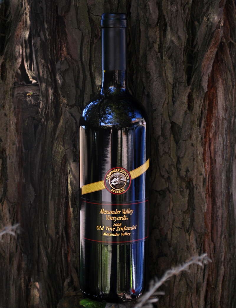 Alexander Valley Vineyards 2008 Alexander School Reserve Old Vine Zinfandel 750ml Wine Bottle