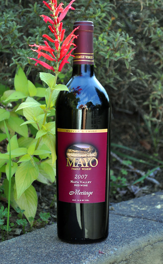 Mayo Family Winery 2007 Napa Valley Meritage 750ml Wine Bottle
