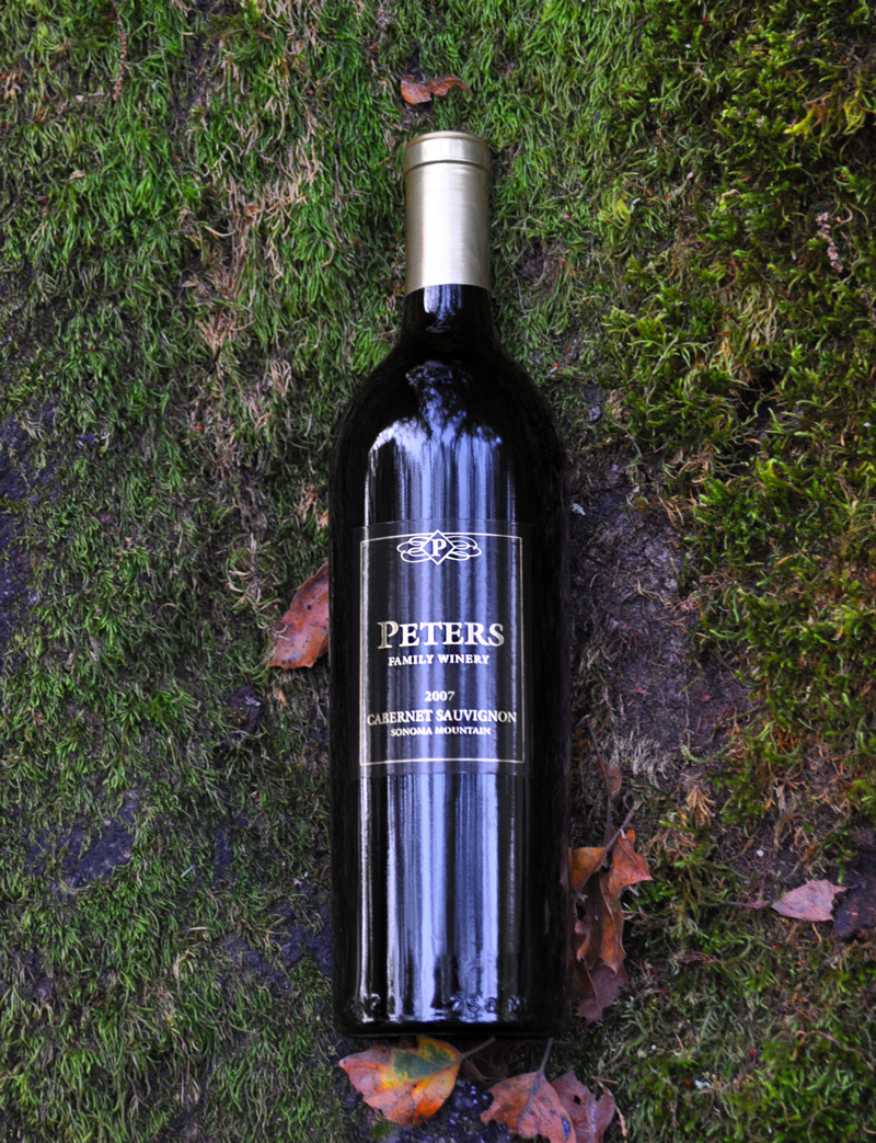 Peters Family Winery 2007 Sonoma Mountain Cabernet Sauvignon 750ml Wine Bottle