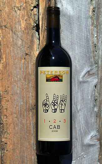 Peterson 2008 "1-2-3 Cab" Dry Creek Valley Cabernet Sauvignon 750ml Wine Bottle