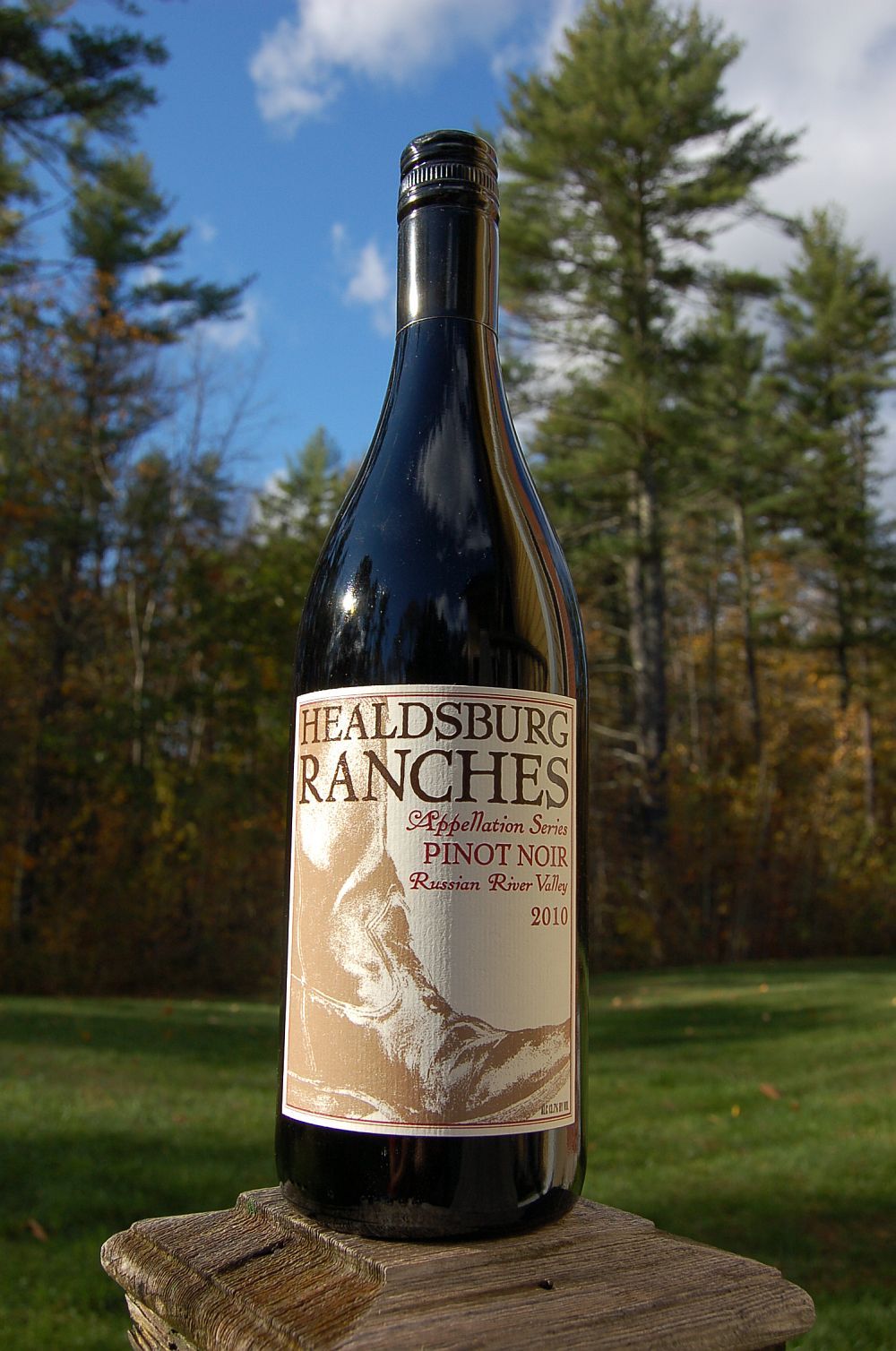 Healdsburg Ranches 2010 Appellation Series Russian River Valley Pinot Noir 750ml Wine Bottle