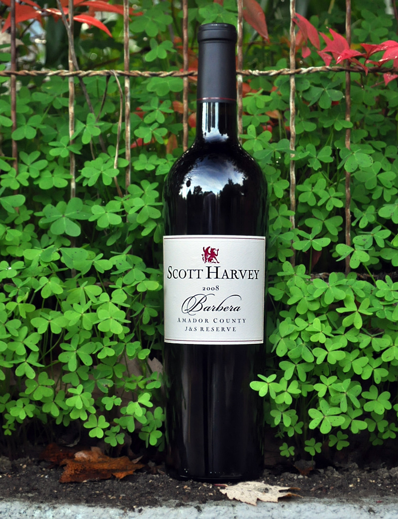 Scott Harvey Wines 2008 J&S Reserve Barbera 750ml Wine Bottle