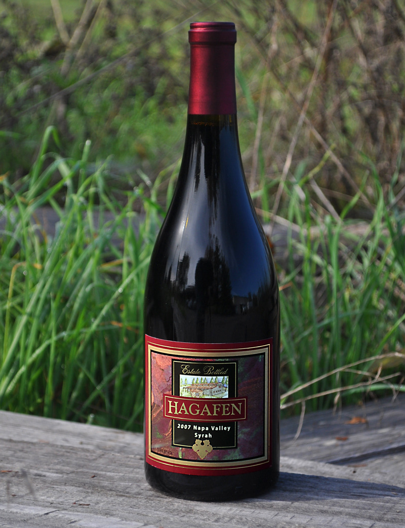 Hagafen Cellars 2007 Napa Valley Syrah 750ml Wine Bottle