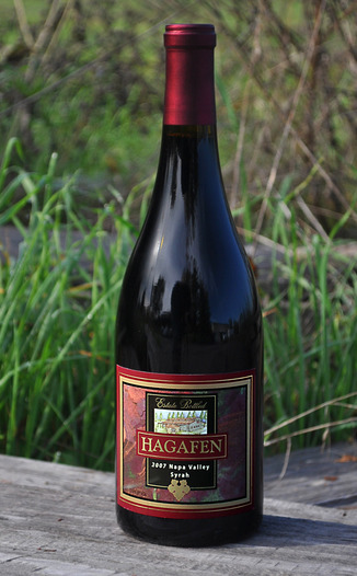 Hagafen Cellars 2007 Napa Valley Syrah 750ml Wine Bottle