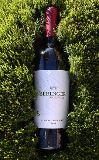Beringer 2003 Cabernet Sauvignon 750ml Wine Bottle