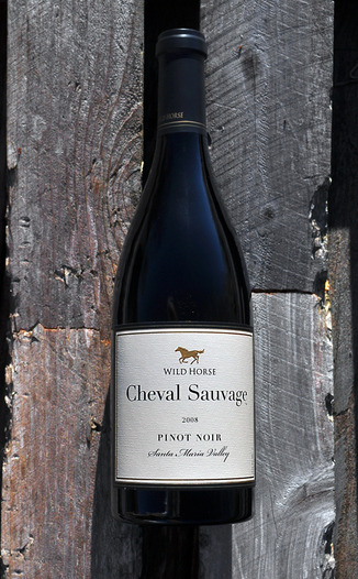 Wild Horse Winery and Vineyards 2008 Cheval Sauvage Pinot Noir 750ml Wine Bottle
