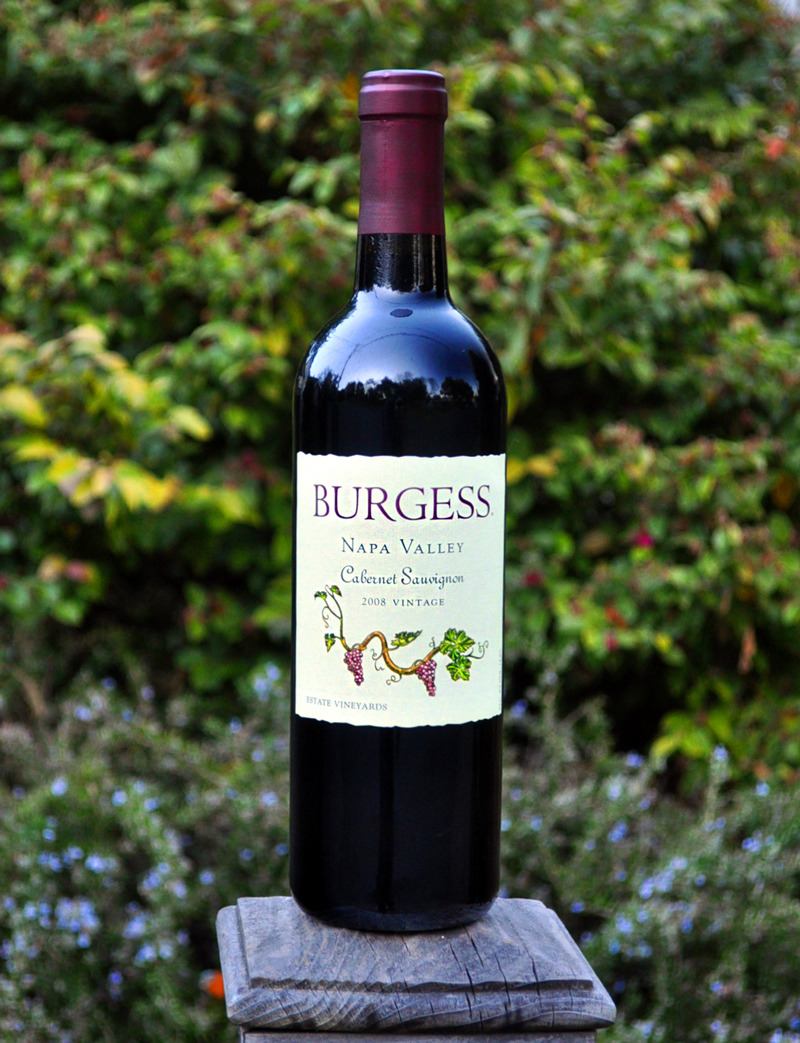 Burgess Cellars 2008 Napa Valley Cabernet Sauvignon 750ml Wine Bottle
