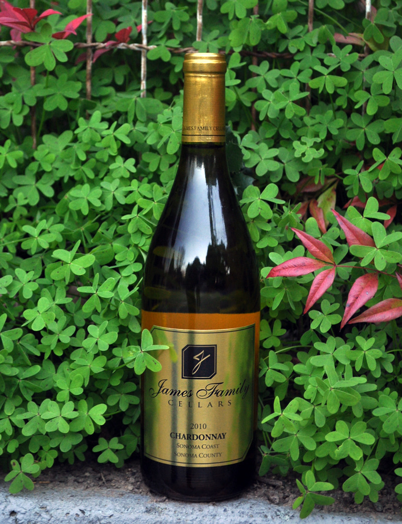 James Family Cellars 2010 Sonoma Coast Chardonnay 750ml Wine Bottle
