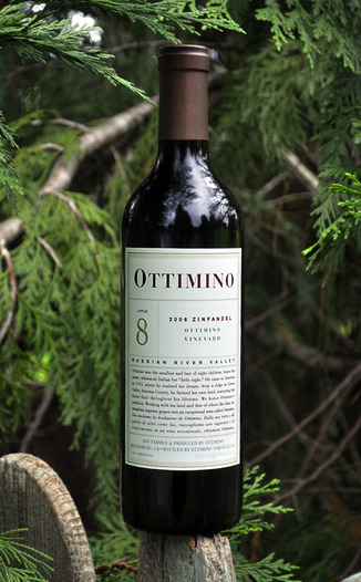 Ottimino 2006 Estate Vineyard Zinfandel 750ml Wine Bottle